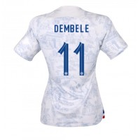 Frankrike Ousmane Dembele #11 Bortatröja Dam VM 2022 Kortärmad